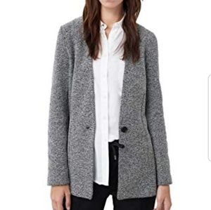 Mango textured jacket blazer